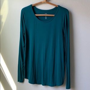 🎈 DONATED 🎈 teal long sleeve luxe shirt